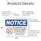 Signmission Cell Phone Use In Designated Area Only, 24 in W x Rectangle, Aluminum OS-2PACK-NS-A-1824-L-15316 - alternate 3